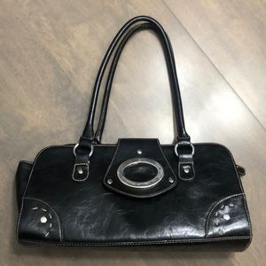 Black purse.